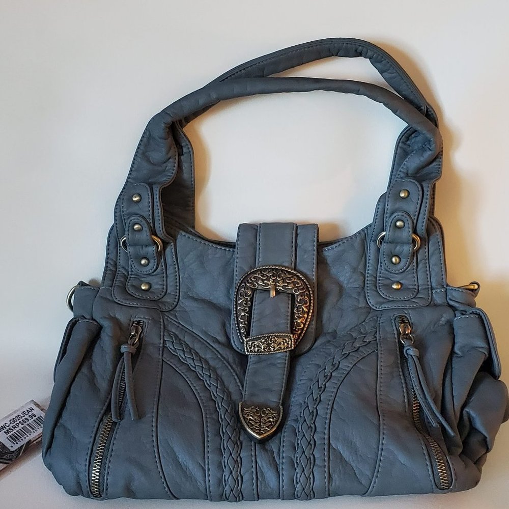 Montana West  Dual Sided Concealed Carry - Denim